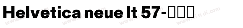 Helvetica neue lt 57字体转换